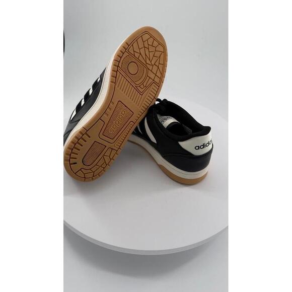 Adidas Sneakers Mens US 8.5 Black And White Lace Up Three Stripes Perforated - Picture 15 of 15